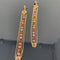 Millie's Moon Drop Chain Earrings
