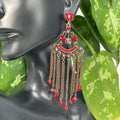 Egyptian Flair Chain Earrings
