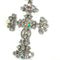 Roman Collection - Emporium Crystal Cross with Beaded Chain