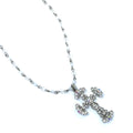 Faithfully Yours Cross with Beaded Chain