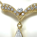Princess Collection - Teardrop Crystal Chain Necklace