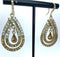 Double Loop Tear Drop Earrings